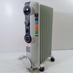 デロンギオイルヒーター　HJ0812　ゼロ風暖房　静音　24時間タイマー　8～10畳 　　※トップハンガー付！！の画像