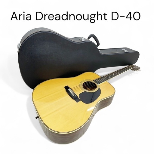 美品 ARIA Dreadnought D-40 アリア アコースティックギター