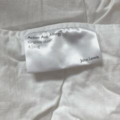John Lewis（イギリスブランド）★掛け布団キング★美品の画像