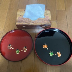 お盆2つの画像