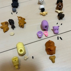 消しゴム　キャラクター　動物の画像