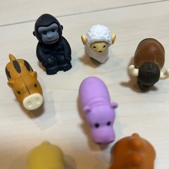 消しゴム　キャラクター　動物の画像
