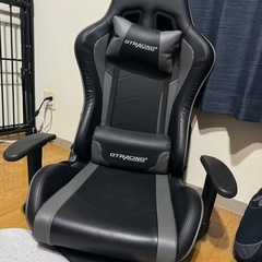 ゲーミング座椅子 グレー gtracingの画像