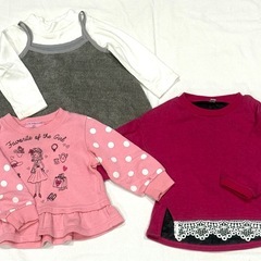 80cm 女の子　子供服　冬物　大量　まとめての画像