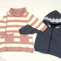 80cm 女の子　子供服　冬物　大量　まとめての画像