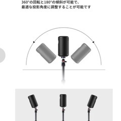 【美品】Nebula Capsule II プロジェクター & 公式三脚スタンドセット✴︎映画・ドラマ鑑賞に最適！の画像