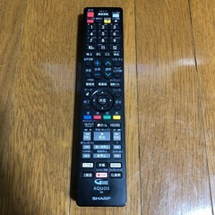 SHARP AQUOS テレビ40型 画面傷あり リモコン渡せませんの画像