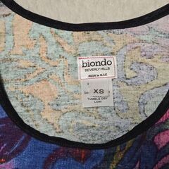 biondo BEVERLY HILLS ノースリーブワンピース ハワイ XSの画像
