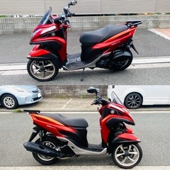 ヤマハトリシティ125 低走行で艶ピカ綺麗でコスパ◎な一台♪ [普通自動車免許仕様へ改造可]の画像