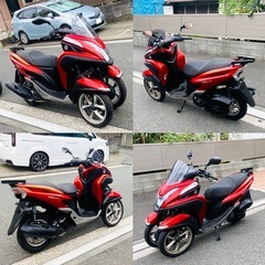 ヤマハトリシティ125 低走行で艶ピカ綺麗でコスパ◎な一台♪ [普通自動車免許仕様へ改造可]の画像