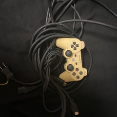 PS3 ホワイト コントローラー HDMI USBケーブル付きの画像