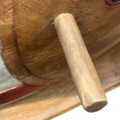 ○鯉のロッキングホース　木馬 玩具の画像