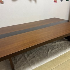 ナチュラルブラウン ローテーブルお譲りしますの画像