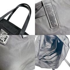 プラダ  トートバッグ ブラック  PRADA トライアングルロゴの画像