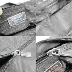 プラダ  トートバッグ ブラック  PRADA トライアングルロゴの画像