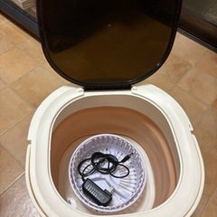 小型洗濯機　折りたたみ式の画像