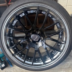 EXECUTOR CV03 21インチ 10J タイヤホイールセットの画像
