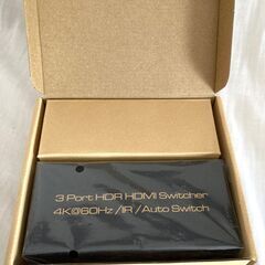 ☆HDMI2.0切替器3入力1出力自動＆手動切替 4K60Hz3D HDCP2.2HDR対応◆PS5・PS4・Nintendo・Switch・FireTV Stick対応セレクターの画像