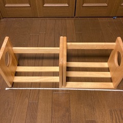 変幻自在収納本棚　木製の画像