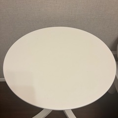 不二貿易　サイドテーブル　ホワイトの画像