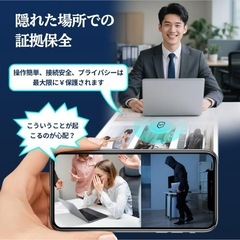 置時計型カメラ❣️小型カメラ 140°広角 Wi-Fiスマホ連動 防犯カメラの画像