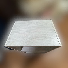 2段ボックス 白の画像