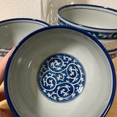 美濃焼 天下一筑後窯 蛸唐草 中鉢 4個 セット 和食器の画像