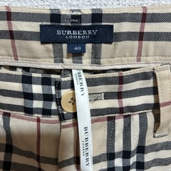 【美品】BURBERRY LONDON バーバリー　ノバチェック　パンツ
の画像