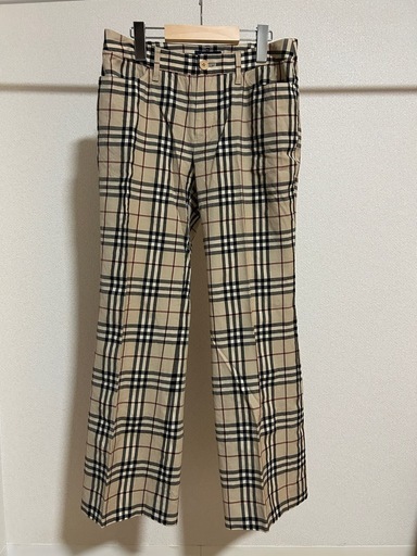 【美品】BURBERRY LONDON バーバリー　ノバチェック　パンツ