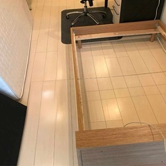 ニトリ セミダブルベッドセットの画像
