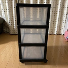 ‼️受渡決定‼️収納ケース 3段 キャスター付の画像