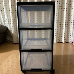 ‼️受渡決定‼️収納ケース 3段 キャスター付の画像