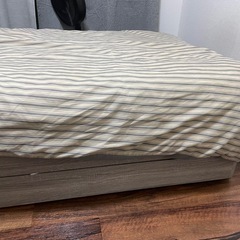 ベッド＋マットレス＋布団セット（横120cm × 縦200cm）の画像
