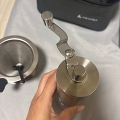 手挽きコーヒーミル セット ステンレスフィルター アウトドアAnd Myselfの画像