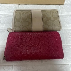 coach長財布2個セットの画像