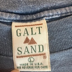 90s USA製 GALT SAND 半袖カレッジフェード シングルステッチの画像