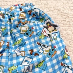 【新品】TOY STORY トイストーリー ギンガムチェック パンツ 2枚セット 80㎝の画像