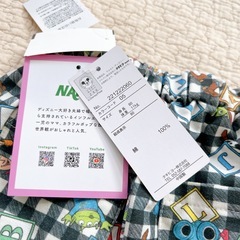 【新品】TOY STORY トイストーリー ギンガムチェック パンツ 2枚セット 80㎝の画像