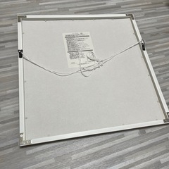 木製フレーム　壁掛け　鏡の画像