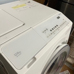 未使用に近い　日立　ドラム式洗濯乾燥機　BD-SX120HL  2024年購入の画像