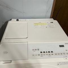 未使用に近い　日立　ドラム式洗濯乾燥機　BD-SX120HL  2024年購入の画像