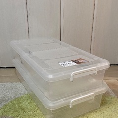 ​【2個セット✨】ニトリ ベット下収納ケース （キャスター付き）の画像
