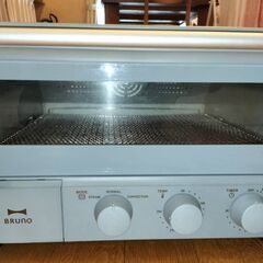 【受渡予定者確定】★ BRUNO crassy+ スチーム&ベイク トースター 4枚 スチーム機能 温度調節 タイマー ブルーノ BOE067-BGY [ブルーグレー]の画像