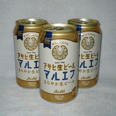 初リニューアル　アサヒ生ビール／マルエフ　350ｍｌ　3缶迄対応可