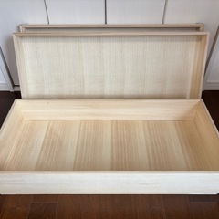 【美品】桐収納箱　２段　衣装ケース　着物収納　日本製の画像