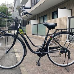 27インチ ママチャリ 6段変速の画像