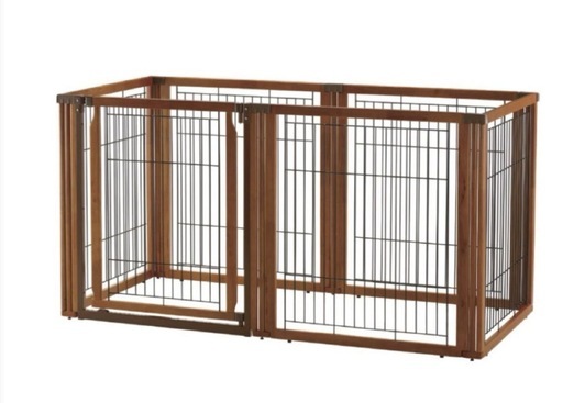 Richell ペット用 木製3WAYサークル 6面90H