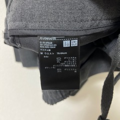 UNIQLO ワイドスラックス グレーの画像