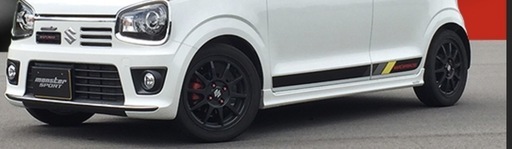 アルトワークスのエンケイ15インチの タイヤホイール、おまけに新品のブルーのナットをつけます。 売却しました。しました。