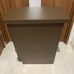 消臭スリムペダルペール(30L ブラウン)の画像